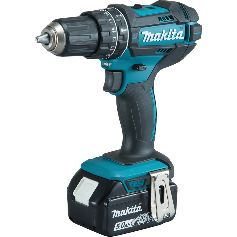 Makita 18V LXT Combi Drill x 5.0Ah - MT1 Wholesale Tools
